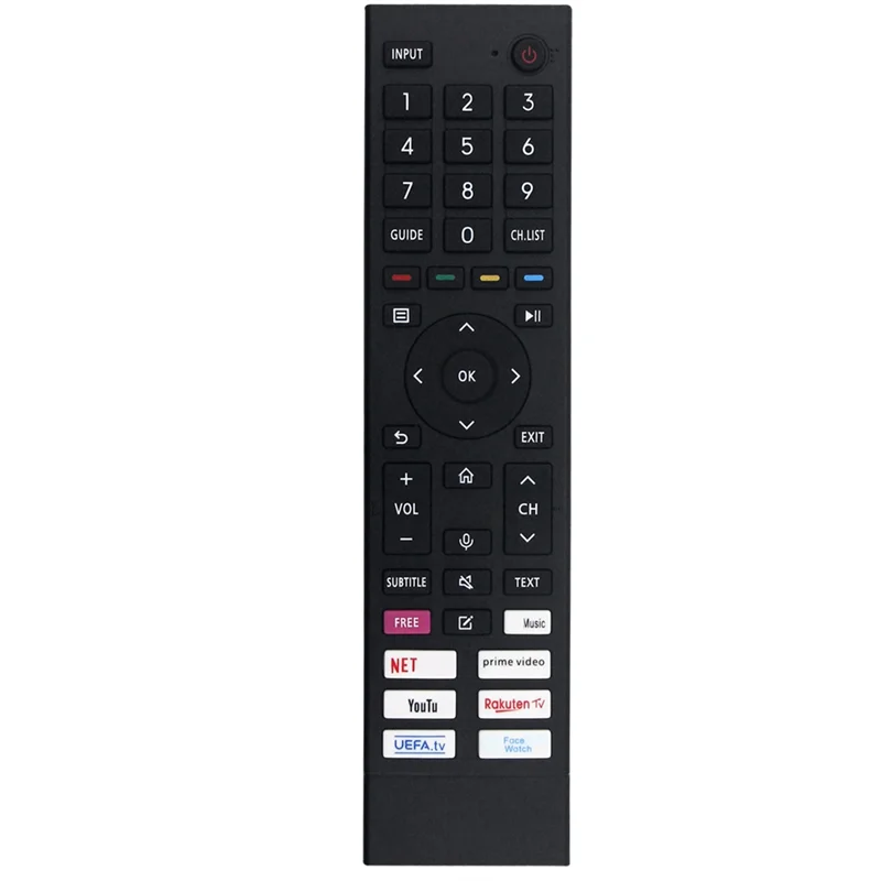 

Remote Control Replacement ERF3B80H For Hisense QLED 4K UHD TV Models 43A6G 50A6G 55A6G 60A6G 65A6G 70A6G 75A6G