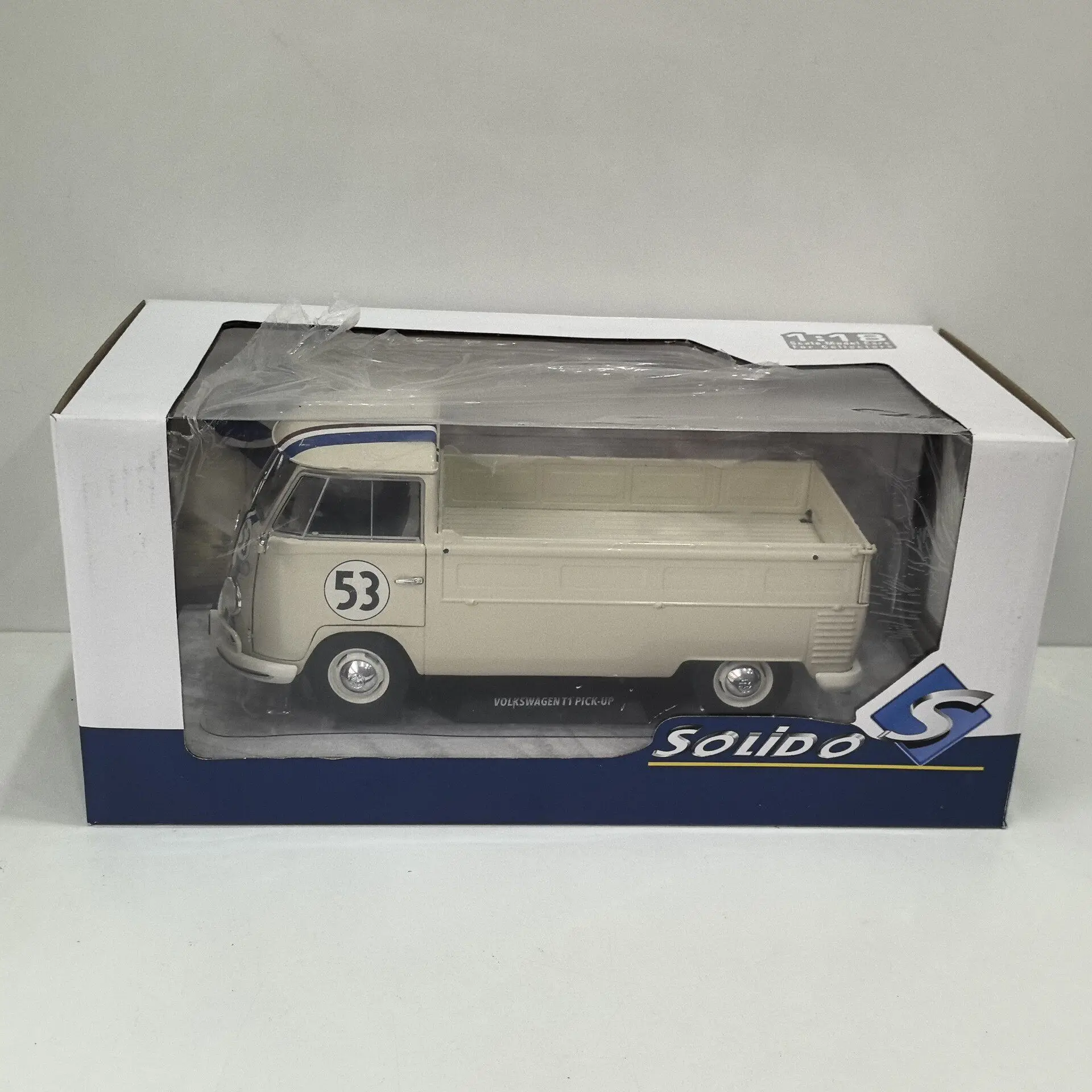 Defeitos na Superfície da Pintura Diecast SOLIDO Escala 1/18 VW T1 PICK-UP # Modelo de Carro em Liga 53 R7