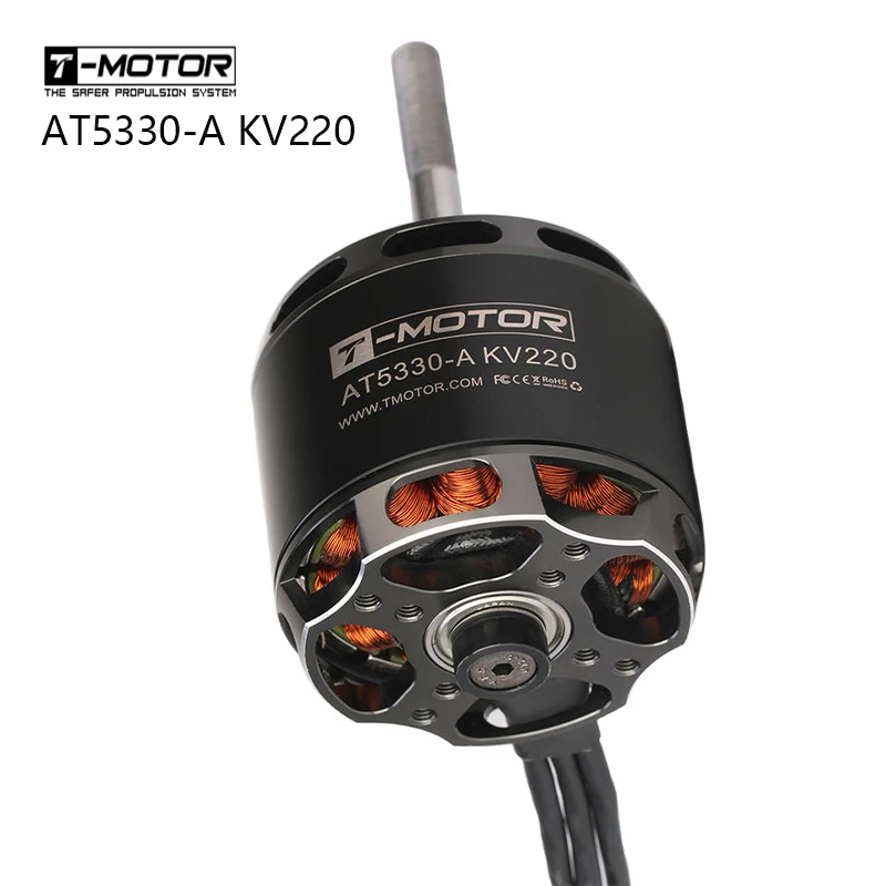 T-motor AT Series AT5330 KV220 AT5330-A Brushless Motor Outrunner 12S For Fixed Wing RC Racing Drone VTOL