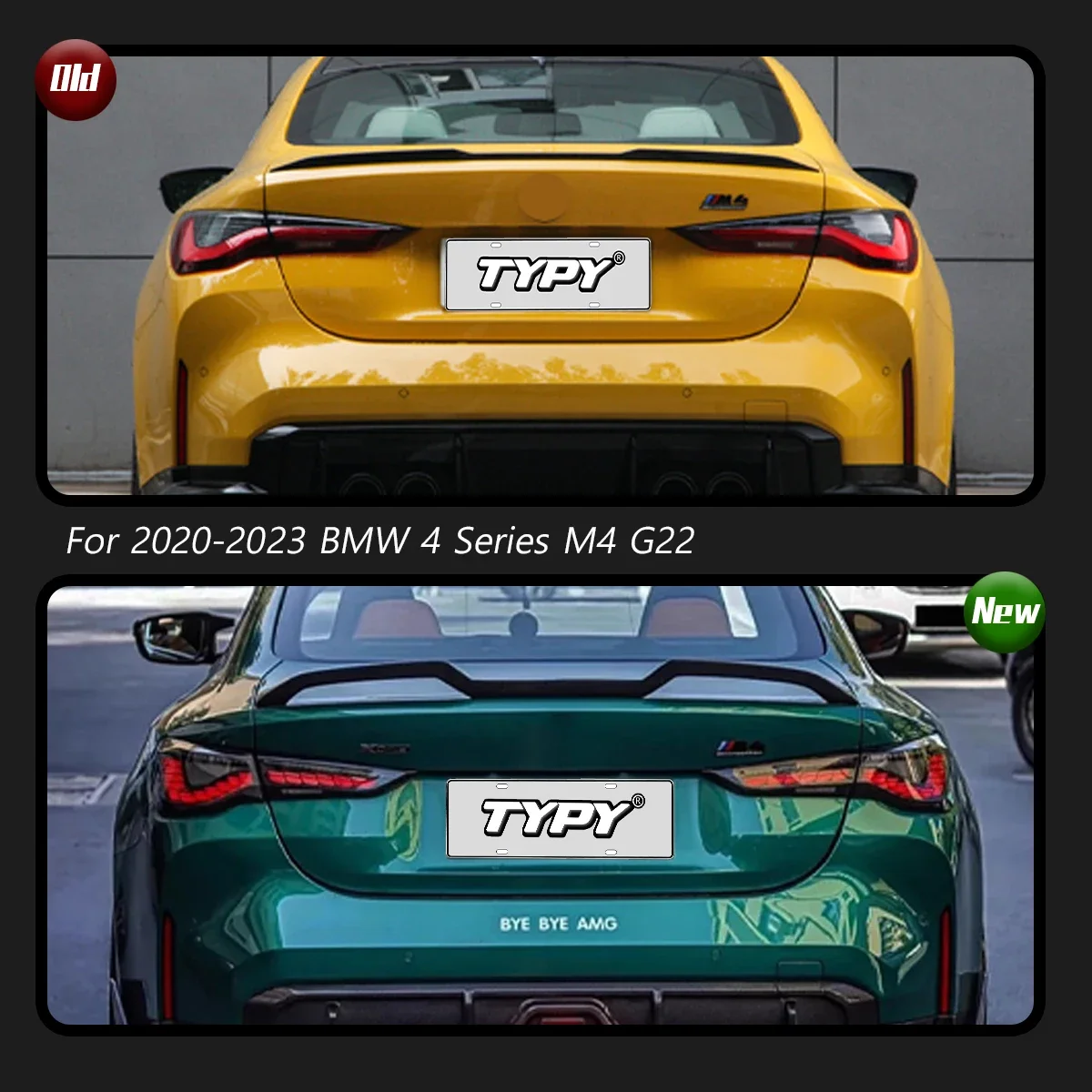 

TYPY Car Tail Lights For BMW 4 Series M4 G22 2020-2023 LED Car Tail Lamps Daytime Running Lights Dynamic Turn Signals