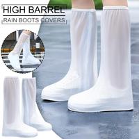 High Cylinder Rain Shoe Cover Waterproof Rain Proof Wear Resistant Lightweight Rain Boot Accessories Men Women