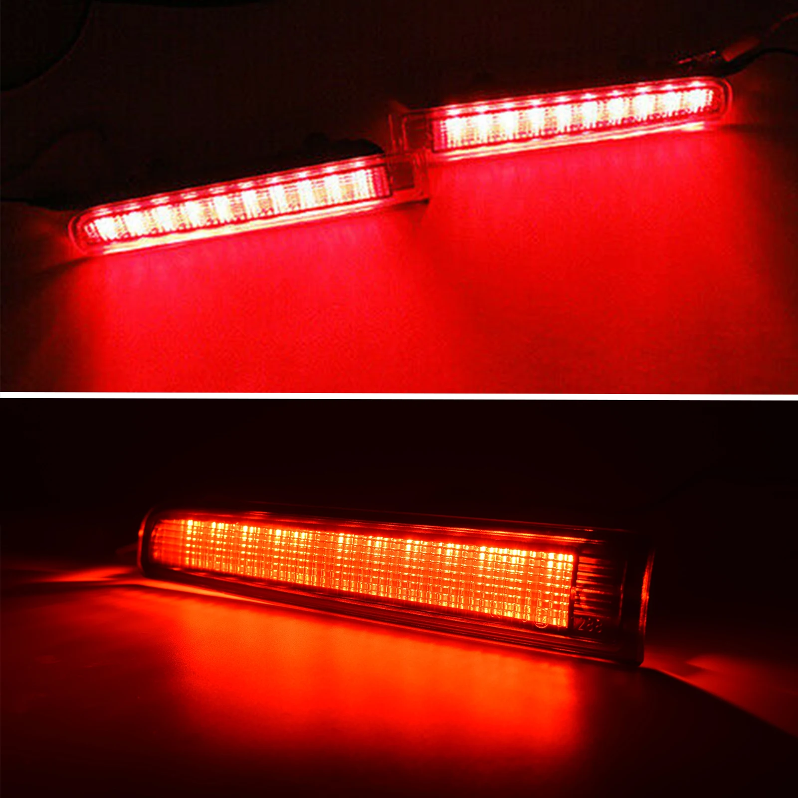 

High Mount Stop Lamp Signal Warning Brake Light Third Rear Barn Door red smoked Lens For VW Transporter T5 T6 Caravelle Multivan