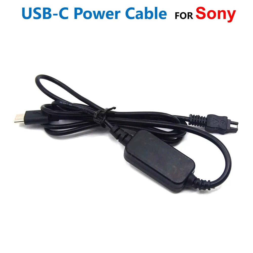 AC - L200 ACL25 L25A L25B L25C USB C Мобильный источник питания PD кабель для камеры Sony DCR - SR68 DCR - SX63E HDRXR520V HDR - CX300E DSC - HX200