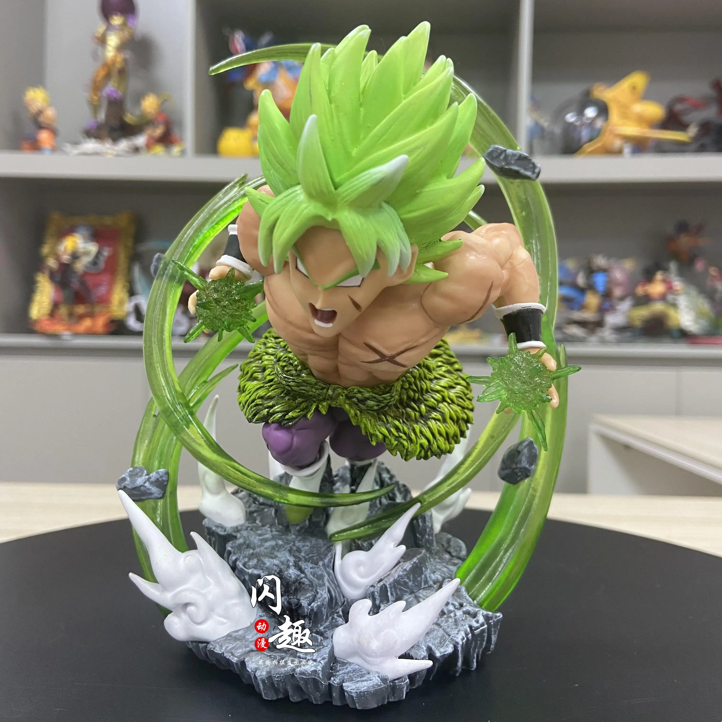 Dragon Ball Animal Figure Kc Brolli Super Saiyan Wwf Fourth Bullet Gk Statue Model Desktop Decoration Adult Toy Birthday Gifts