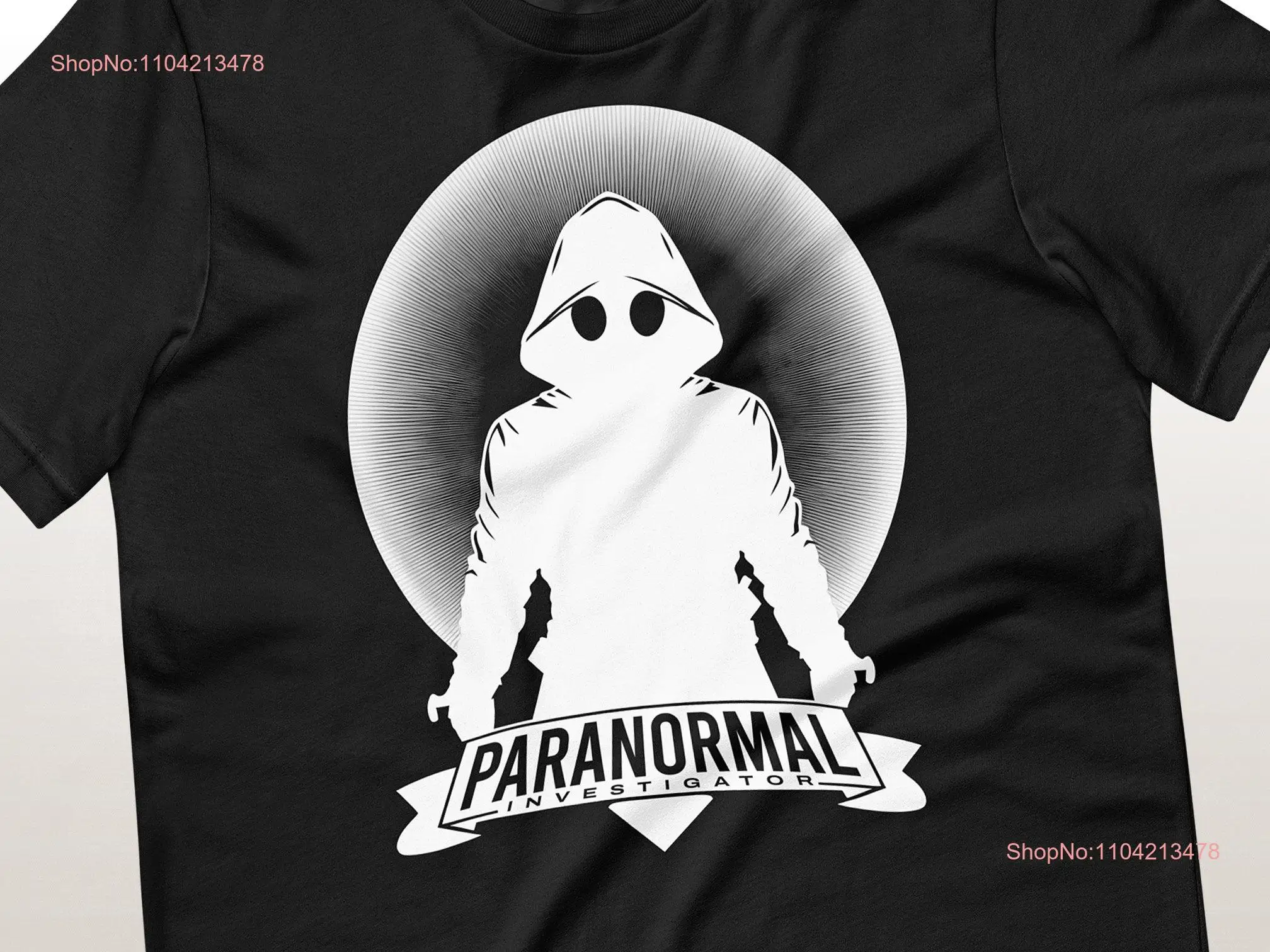 Paranormal T Shirt Investigator long or short sleeves