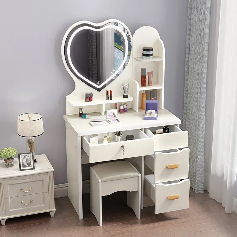 

Mirror Handles Dressing Table Drawers Modern Wood Designer Dressing Table Chair White Coiffeuse De Chambre Furniture For Bedroom