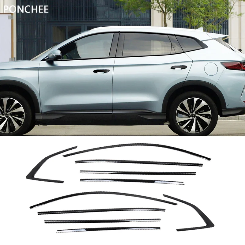 

For BYD Seal U Song Plus Dm-i Ev 2023-2025 Window Body Trim Window Modification Glitter Black Decoration Automotive Supplies