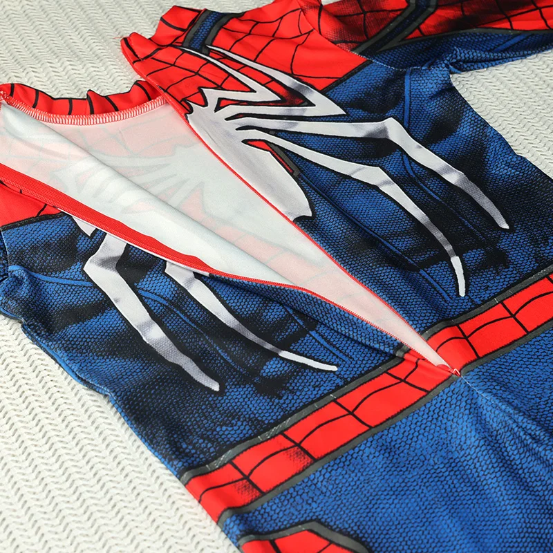 Spiderman Cosplay Traje para Crianças, Era Guerra Bodysuit, Super-herói Zentai Suit, Festa de Carnaval Trajes, Novo