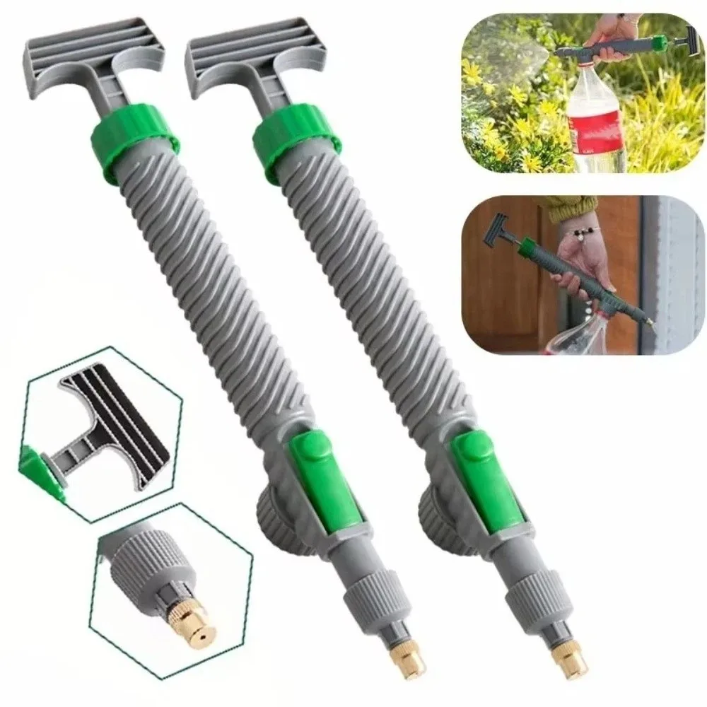 

Handheld High Pressure Air Pump Universal Fit Efficient Water Spray Head Quick Connect Adjustable Manual Sprayer Garden Watering