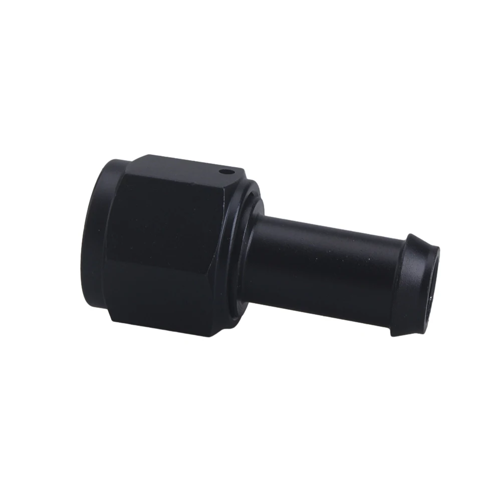 Black Aluminum Straight Female AN6 AN8 AN10  to 3/8,5/16,1/2,1/4 Barb Swivel Hose Adapter Fitting