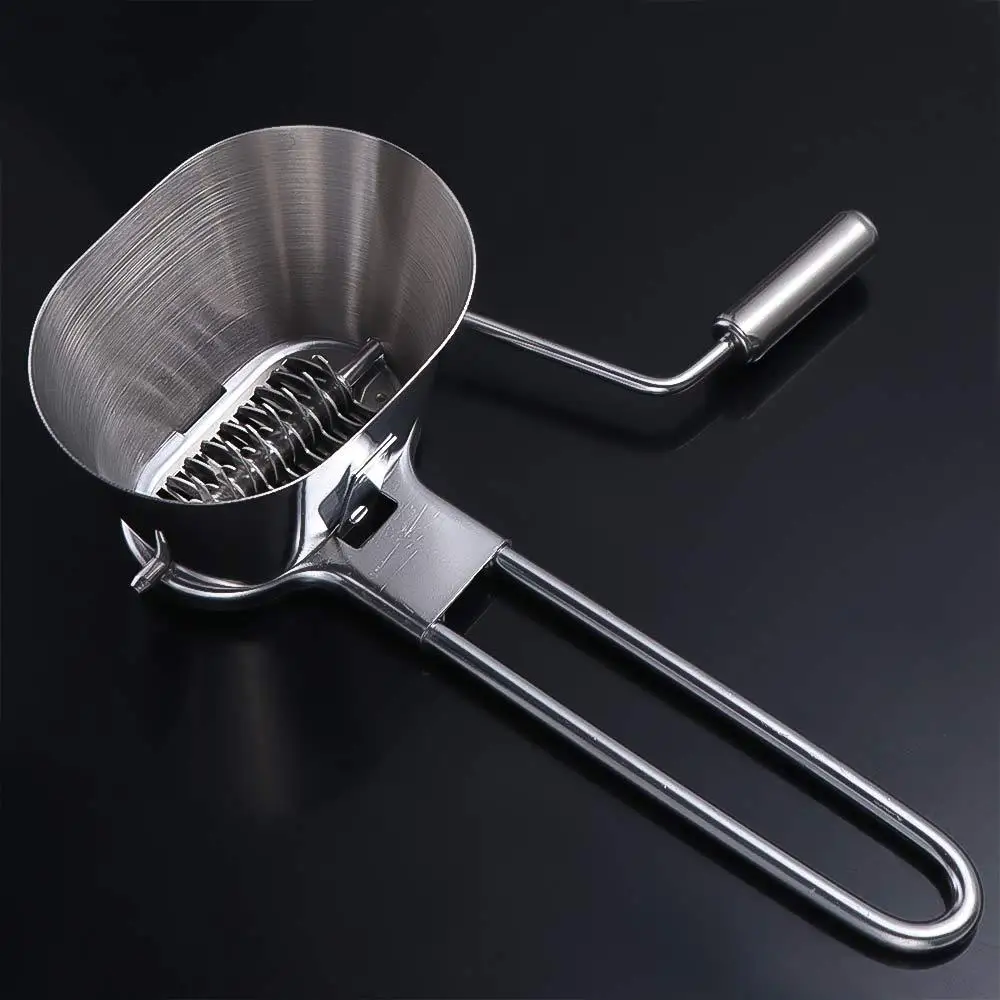 Hand Crank Manual Parsley Shredder Comfortable Handle Convenient Handheld Spice Grinder Stainless Steel Easy Cleaning
