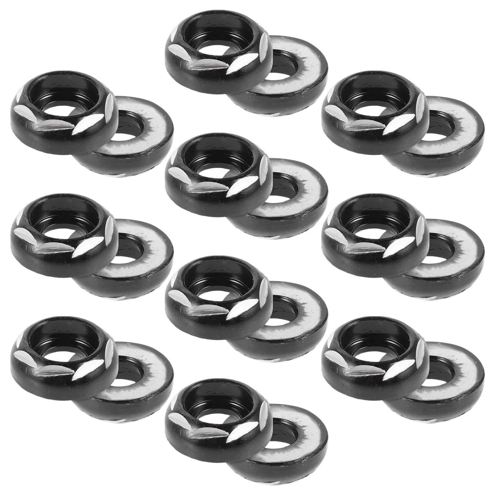 

20Pcs Motorcycle License Plate Screw Gasket Aluminum Alloy Decorative Number Plate Mount Screws Stable Motorbike Refitting Parts