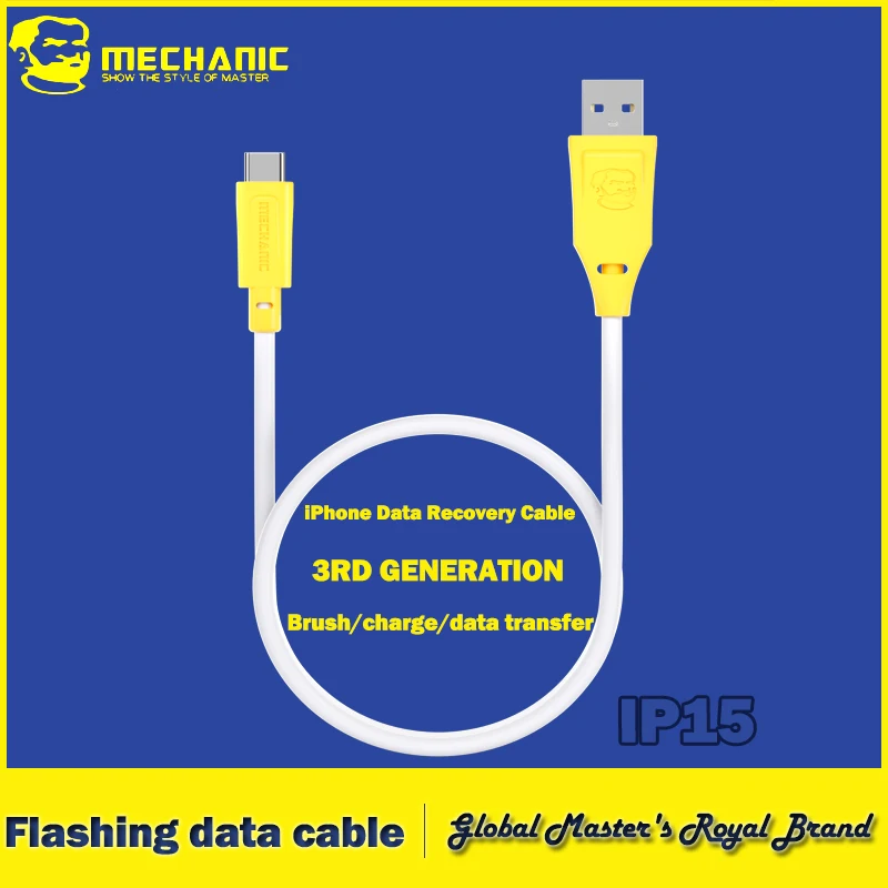 【MECHANIC】 IP15 iphone Date Recovery Cable Brush/Charge/Data Transfer IPad quick Automatic Recovery Mode Engineering Cable