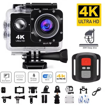 4K WiFi Action Camera with 1080P/30FPS 1