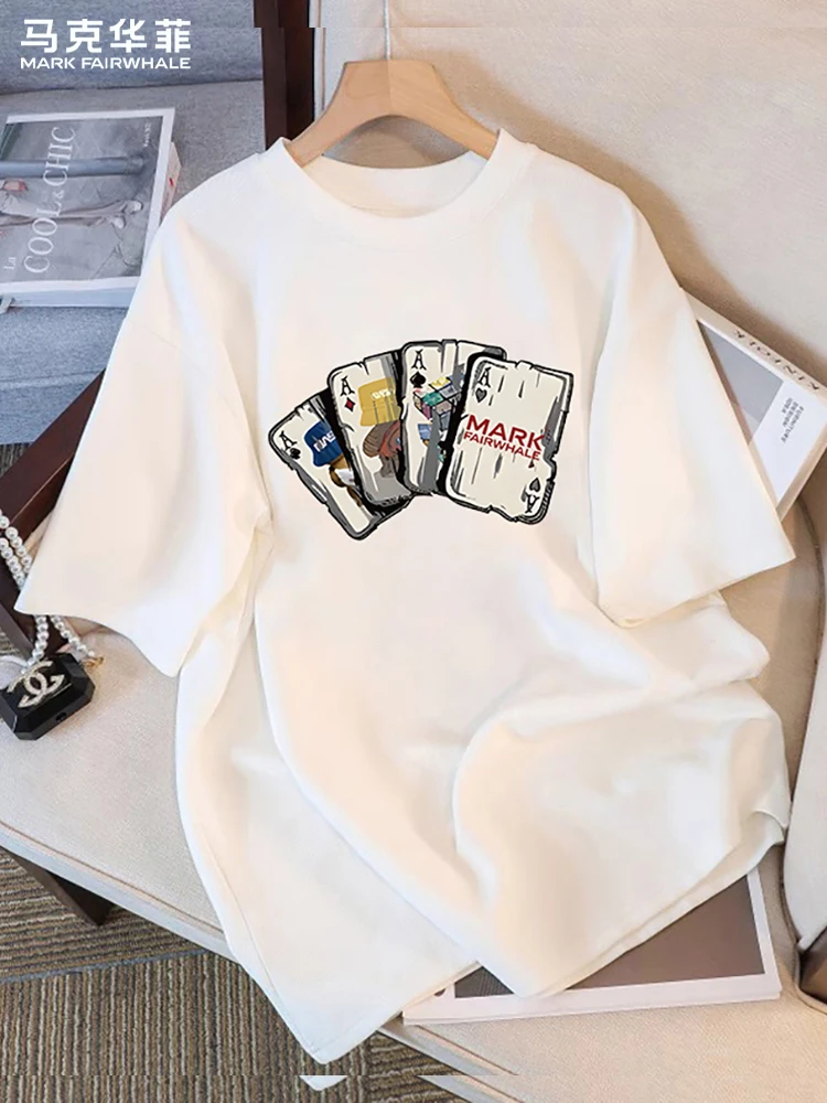 t-shirt-da-uomo-mark-fairwhale-a-maniche-corte-vestibilita-ampia-stile-casual-estivo-stampa-poker-mezza-manica-top-bianco-abbigliamento-giovanile-di-tendenza