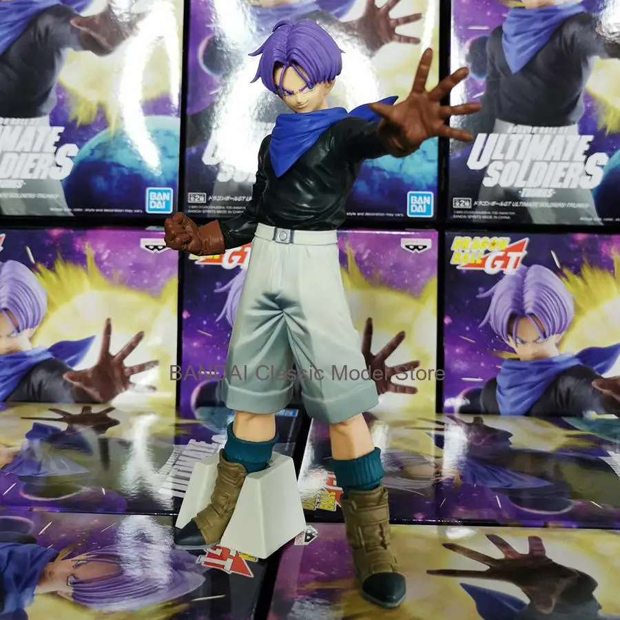 

Коллекционные фигурки Banpresto Dragon Ball GT: Ultimate Soldiers Trunks, ПВХ-фигурки DBZ, модель игрушек