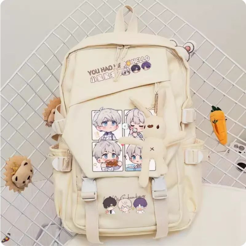 Anime Love and Deepspace Xavier Schoolbag Fashion Casual Belt Teenagers Student Backpack Handbag B1310