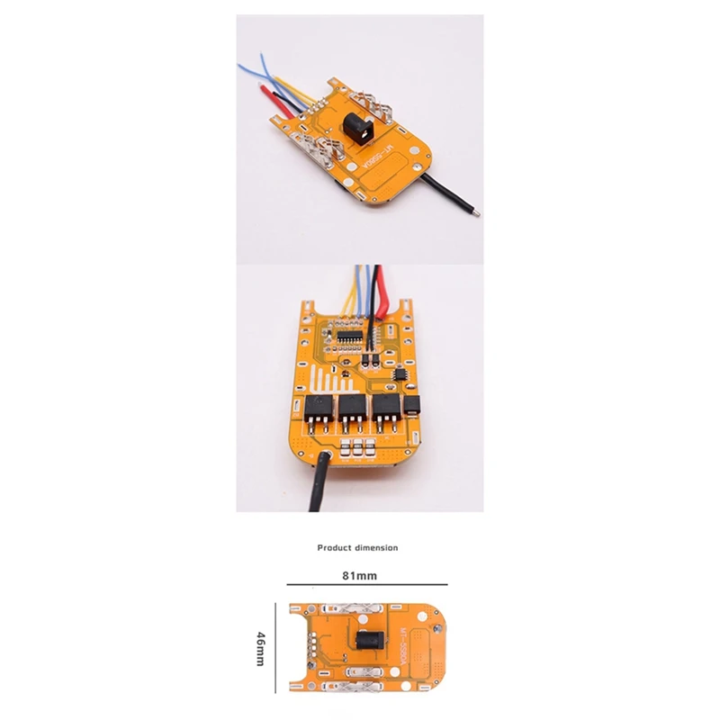 A81M New 18V21V Power Tool Lithium Battery Protection Board High Current High Power Angle Grinder
