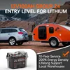 Humsienk 12V 100Ah eingebaute 100A BMS Lithium-Eisenphosphat-Akkus für Wohnmobile/Vans/Trolling-Motoren/Golfwagen/Camping 5