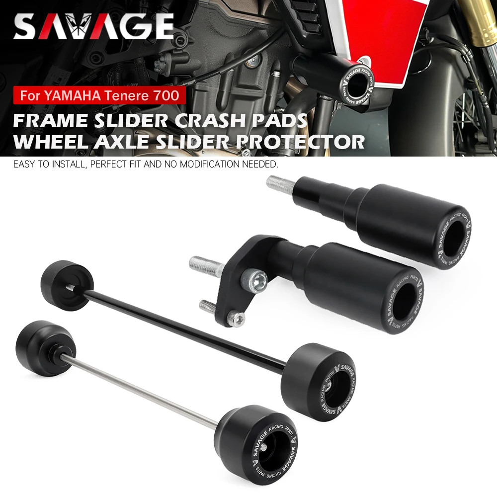 

For YAMAHA Tenere 700/Rally Frame Crash Protector XTZ700 XTZ07 Motorcycle Wheel Axle Slider Swingarm Protection Engine Crash Pad