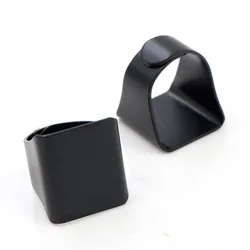 20mm 5pcs Black Brass Square Adjustable Ring Settings Blank/Base,Fit 20mm Glass Cabochons,Buttons;Ring Bezels -K5-25