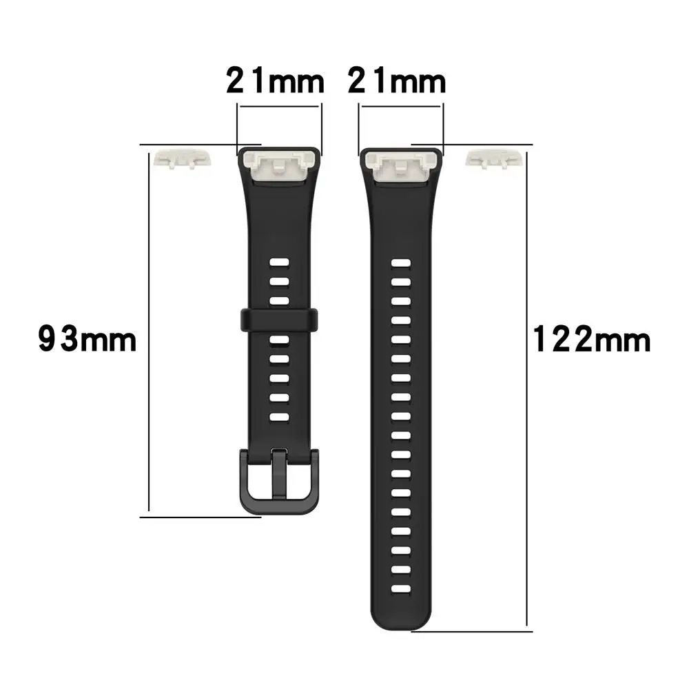 Silicone Strap For Huawei Band 6/6 Pro Strap With TPU Full Screen Protector Case Replacement correa bracelet Honor Band 6 Strap