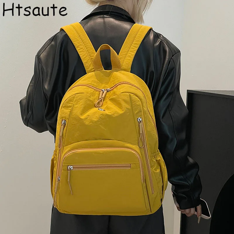 

Новые школьные ранцы для девочек, милые мягкие рюкзаки для мальчиков, рюкзак большой вместимости для школьников, сумка, черный, белый, синий, упаковка