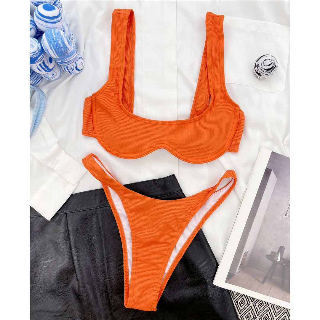 Sexy V-Bar-Bikini mit Bügel, Damen-Badeanzug, zweiteiliges Bikini-Set, brasilianischer Badeanzug, Badebekleidung für Damen, V2870 – Detail 26