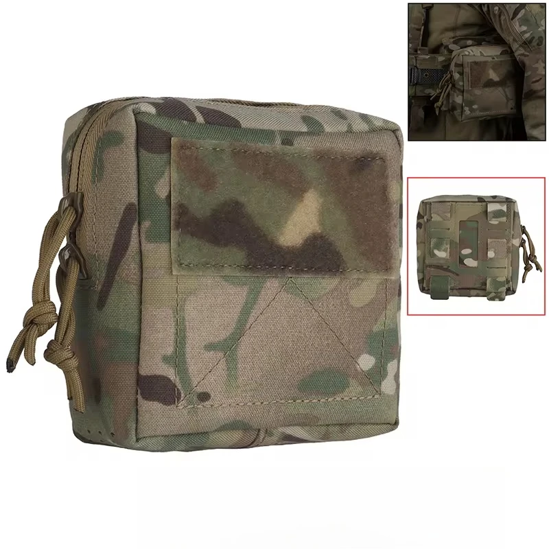 Multifunctional M Size GP Pouch MOLLE Medical Tool Storage with Belt Tactical Airsoft Hunting Vest Plate Carrie Side Bag