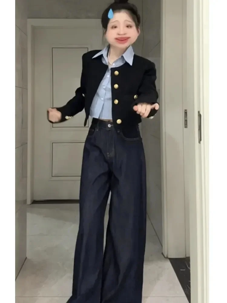 

Женские брюки, мешковатые джинсы, большие размеры, большие, пышные, миниатюрные, маленькие, женские, модные, удобные, повседневные, на каждый день