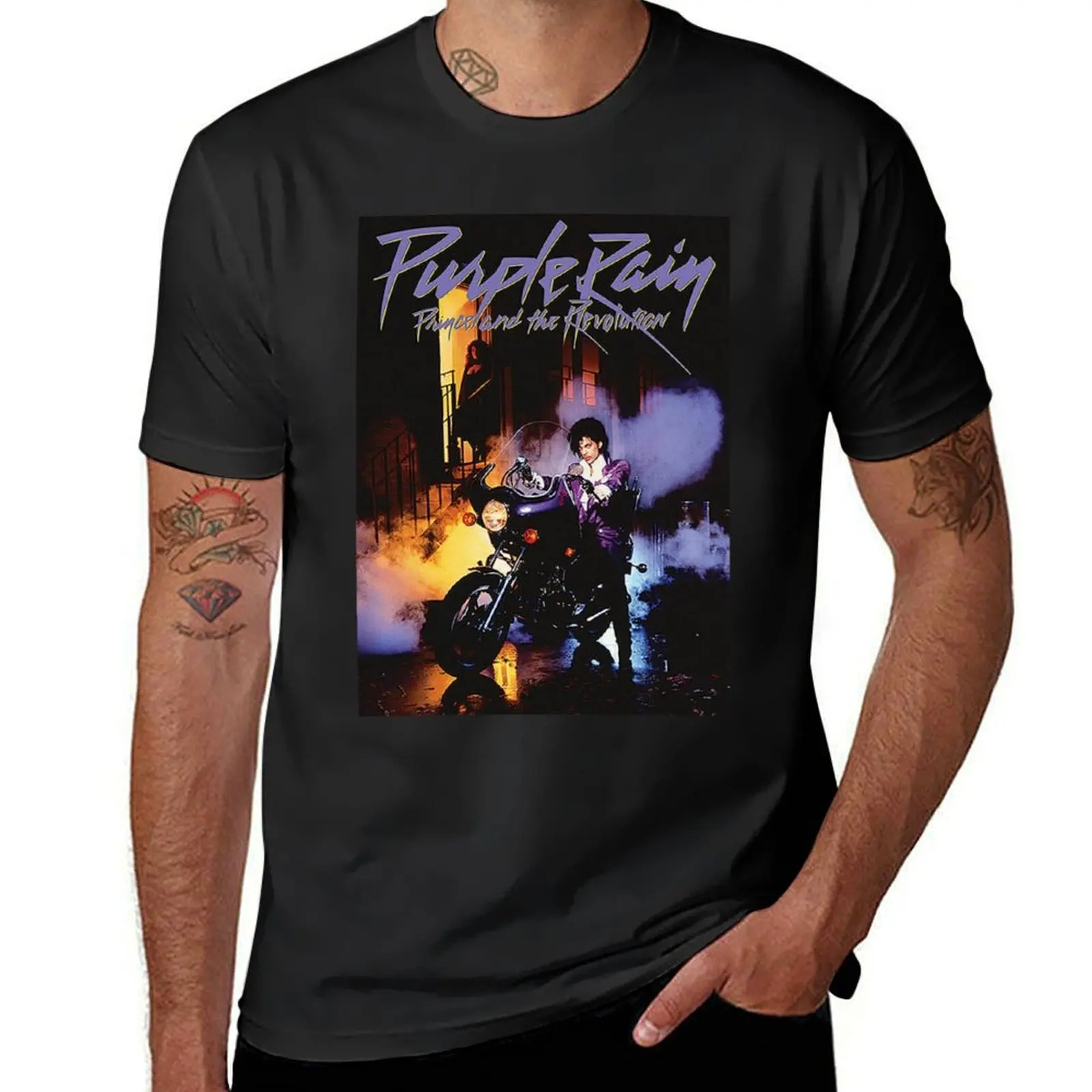 funny purple rain T-Shirt customizeds blanks Men's t shirts