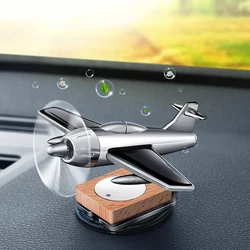 Car Air Freshener Solar Aircraft Decoration Mini Car Perfume Air Freshener Fragrance Car Airplane Ornament Car Accessories