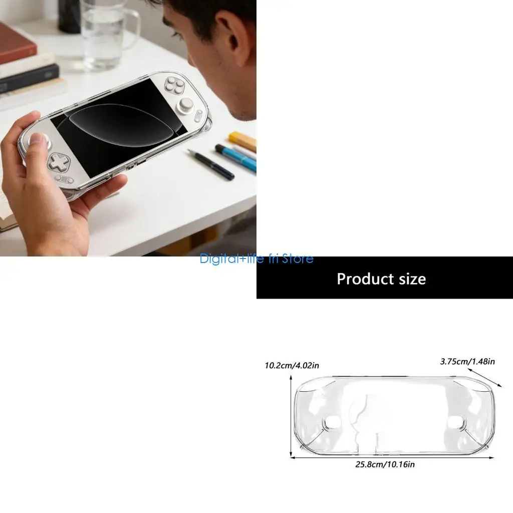 E06D Protective Case for MANGMI Pocket Transparent Shell Case Gaming Accessories