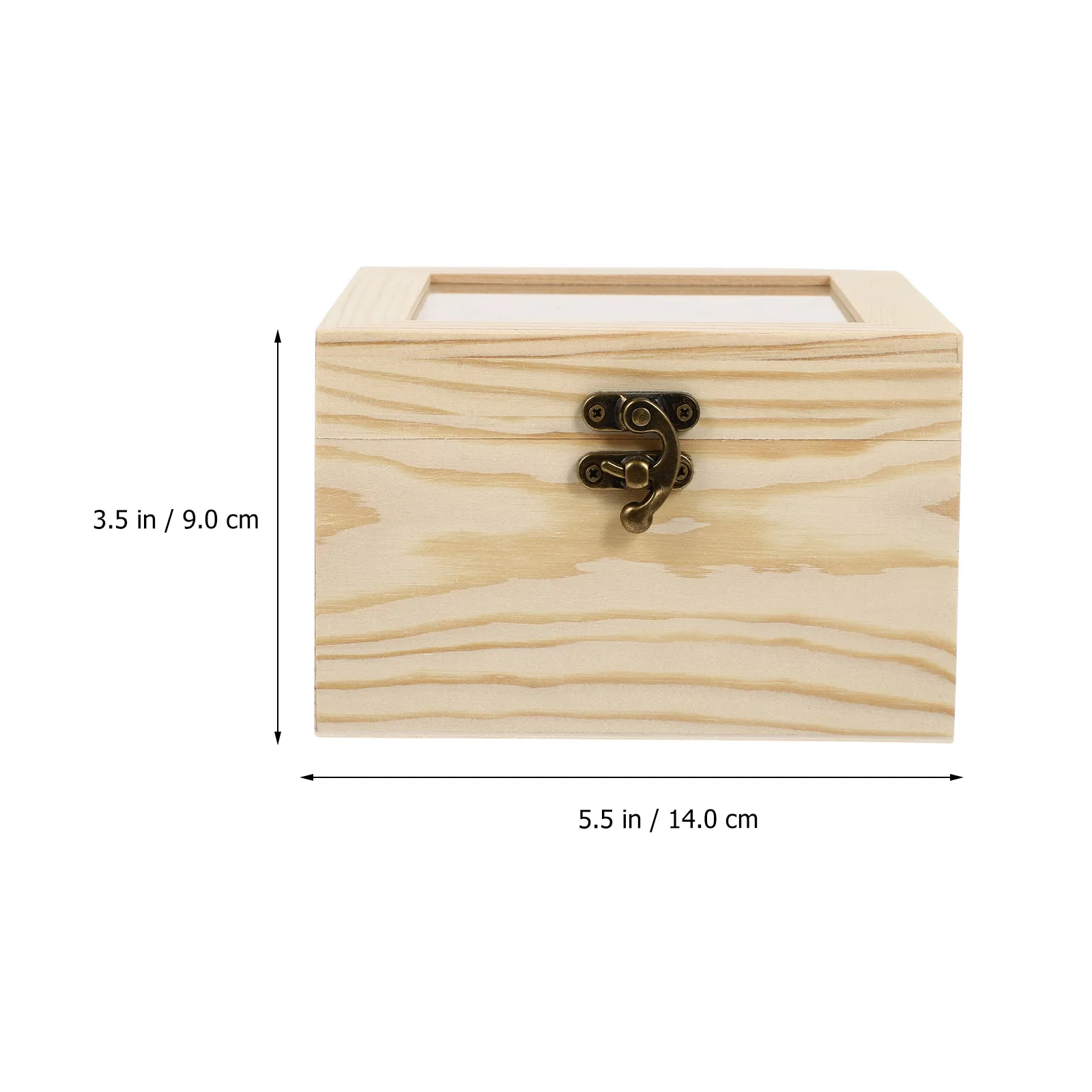 

Wooden Storage Large Size Floral Container Gift Box Decorations Eternal Flower Display Glass Lid Wood Box Jewelry Packaging Tool