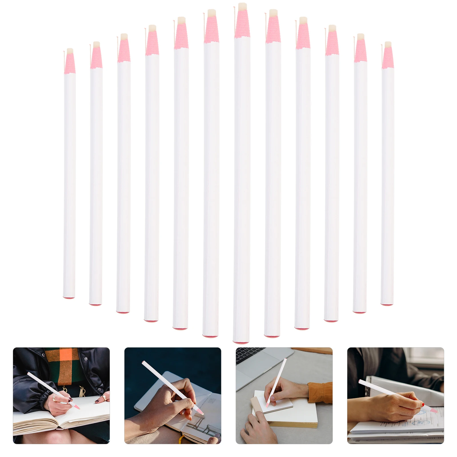 12Pcs Peel-Off China Markers Grease Pencil Crayons Fabric Marking Pens Multi-Function Wax Pencil Drawing Supply