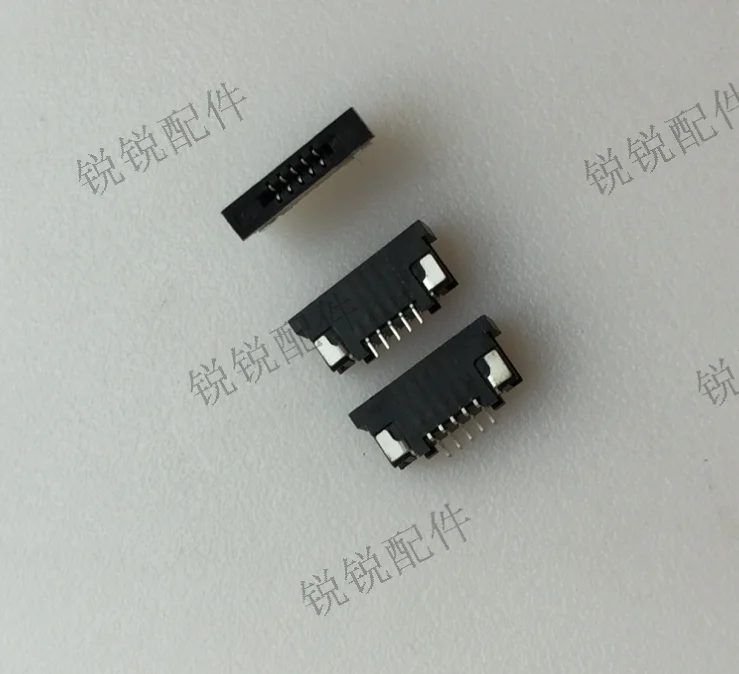 For FPC/FFC (LIF) connector 1.0MM pitch 5P horizontal affixed double-sided connector without locking seat