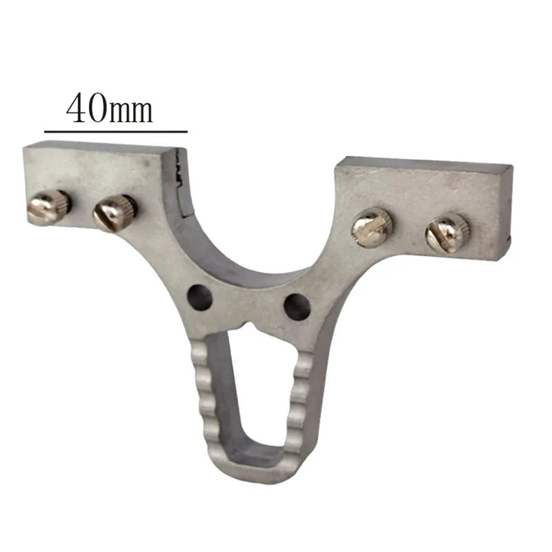 Wholesale Stainless Steel Flat Skin Bow Head Widened Large Extension Head 40 Wide Flat Skin Owl Dual Purpose Bow Head