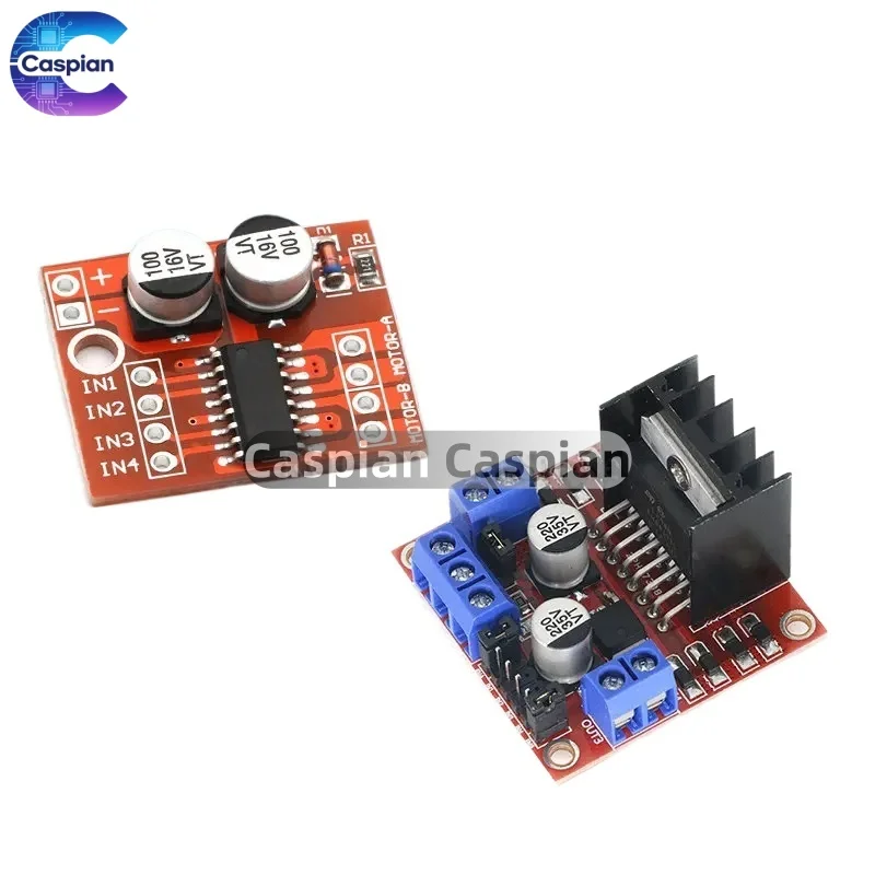 

1pcs L298N driver board module L298 stepper motor smart car robot breadboard peltier High Power