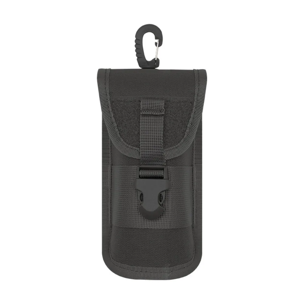 

600D Nylon Hanging Glasses Pouch Portable Wear-resistant Sunglasses Storage Box Breathable Quick Release Hook