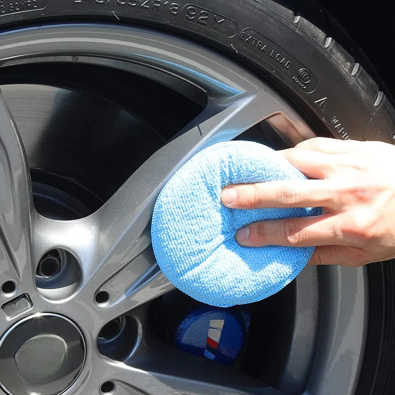 10PCS Soft Microfiber Car Wax Applicator Mitts Polishing Sponge Wax Foam Applicator Pad for Car Cleaning Sponge