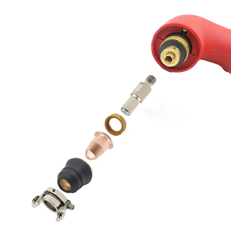 20Pcs S45 Consumables Kit Electrode 0.8mm Nozzle Tip For Plasma Cutter Torch Damom