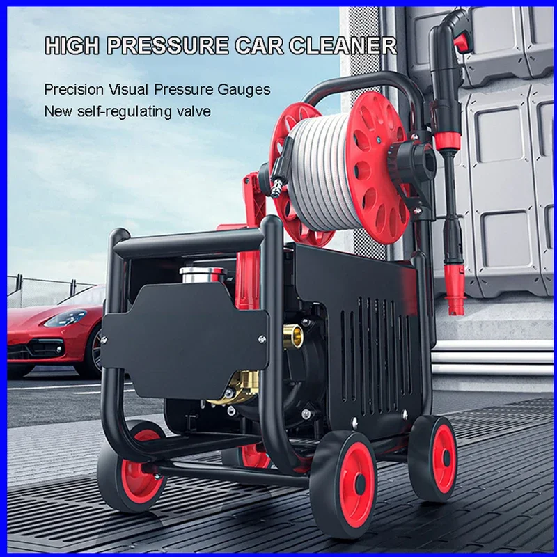 2000W High Pressure Washing Machine Adjustable Pressure High Pressure Washer Car Wash Tornado Foam Generator Water Gun 220V