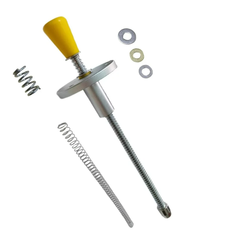 Durable Arcade Game Plunger Pull Rod with Long Spring and Washer for Pinball Machine