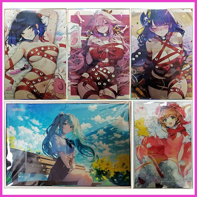 

Аниме «История богини», редкая коллекционная карта SSP Yelan Yae Miko Beelzebul, сексуальная игрушка Miku Kinomoto Sakura для мальчика, подарок на день рождения