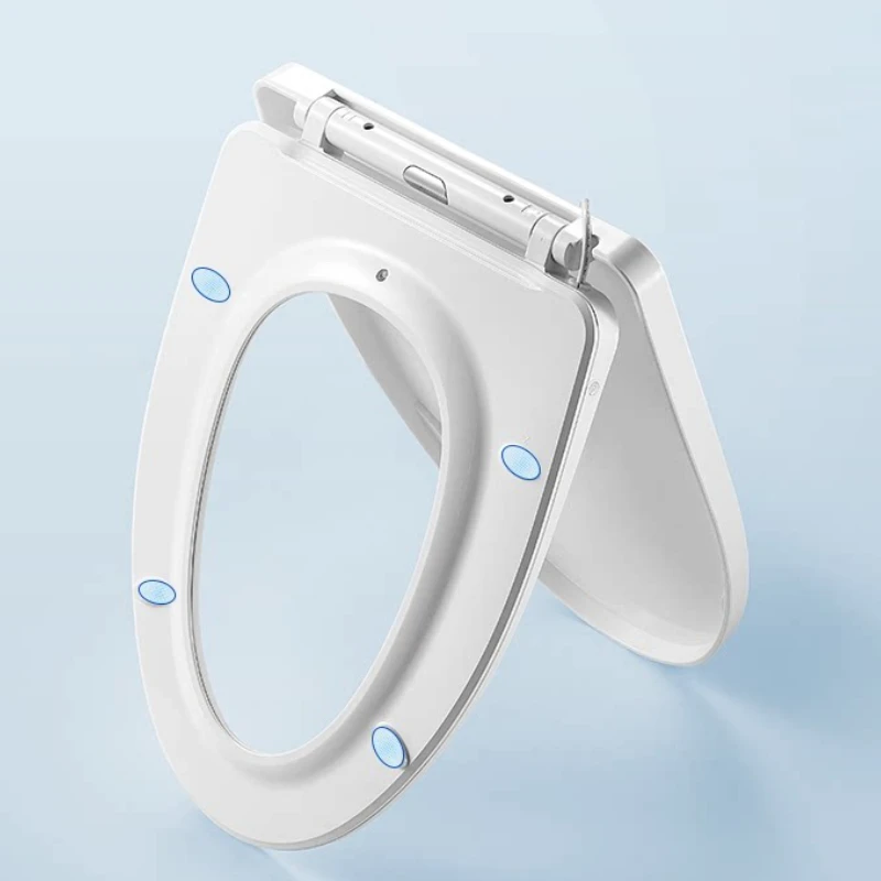 Universal Toilet Seat Replacement Lid Cover Slow Closing Easy Install Thickened Fits Most Bowls Durable Bathroom Accessory