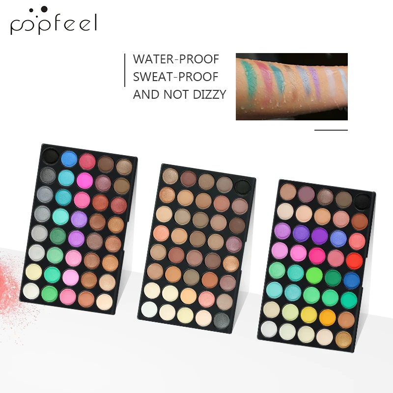 120 Colors Eyeshadow Palette, Rainbow Colors Fusion Eyeshadow Palette, Professional Matte Glitter Makeup Pallet Colorful Powder