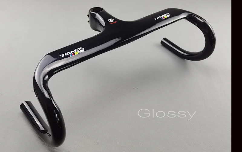 NEW Aero Integrated Road Bicycle Handlebars T800 UD Carbon 28.6mm Black/Matte Glossy 400/420/440mmx90/100/110/120mm