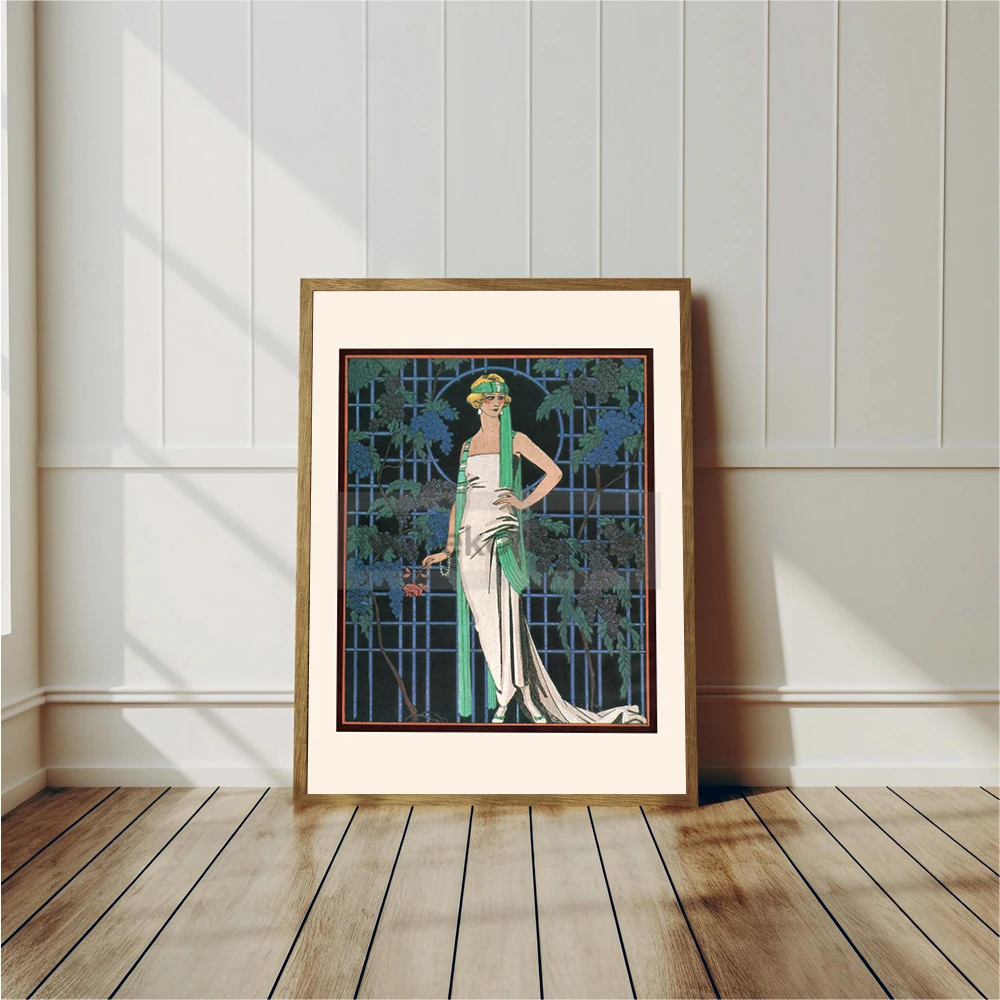 ヴィンテージフレンチデコアートイラストポスター高級ファッショ - Vintage Fashion Illustration のレビューと価格