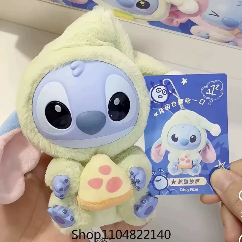 Doll Pendant Disney Pajamas Stitch Cute Key Ring Cartoon Plushies Bag Keychain Gifts Kids Toys