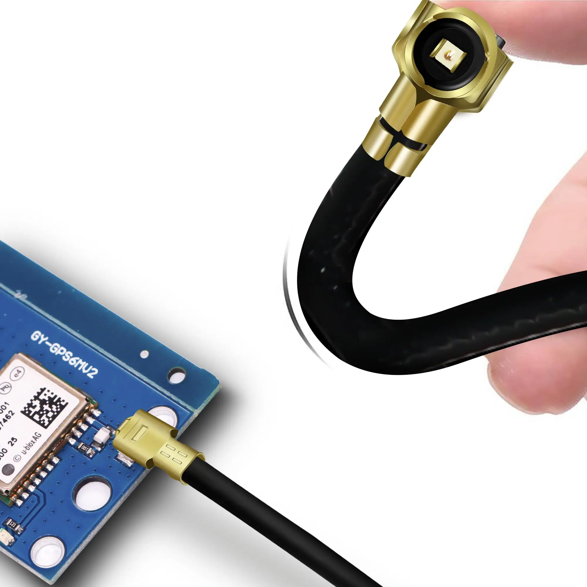 RPSMA to IPX Coax Cable 6inch MHF1 U.fl to RP SMA Female WiFi Antenna Pigtail Cable for WiFi Board Bluetooth Module